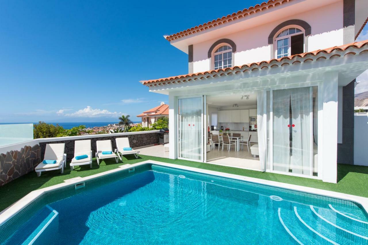 Luxury White Villa With Sea View, Heated Pool Costa Adeje  Εξωτερικό φωτογραφία