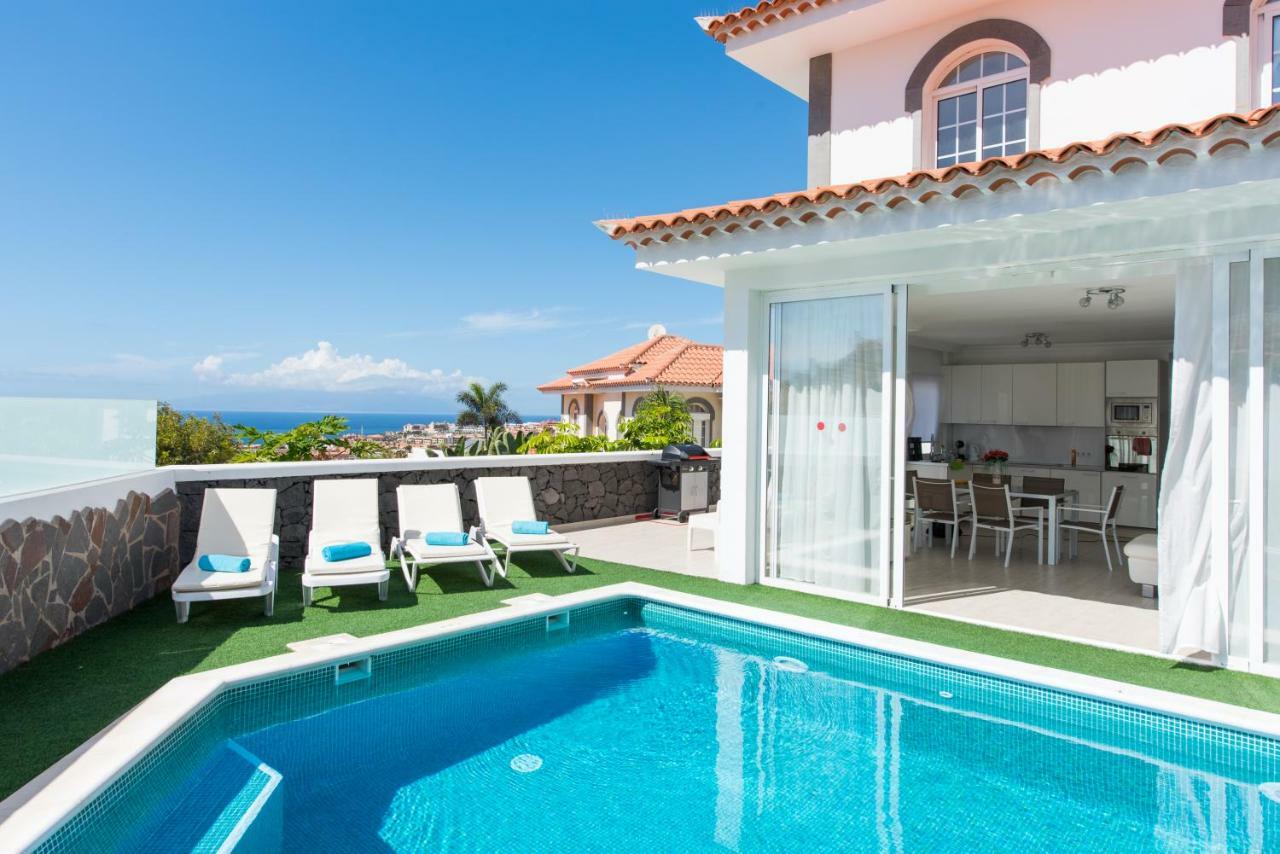 Luxury White Villa With Sea View, Heated Pool Costa Adeje  Εξωτερικό φωτογραφία