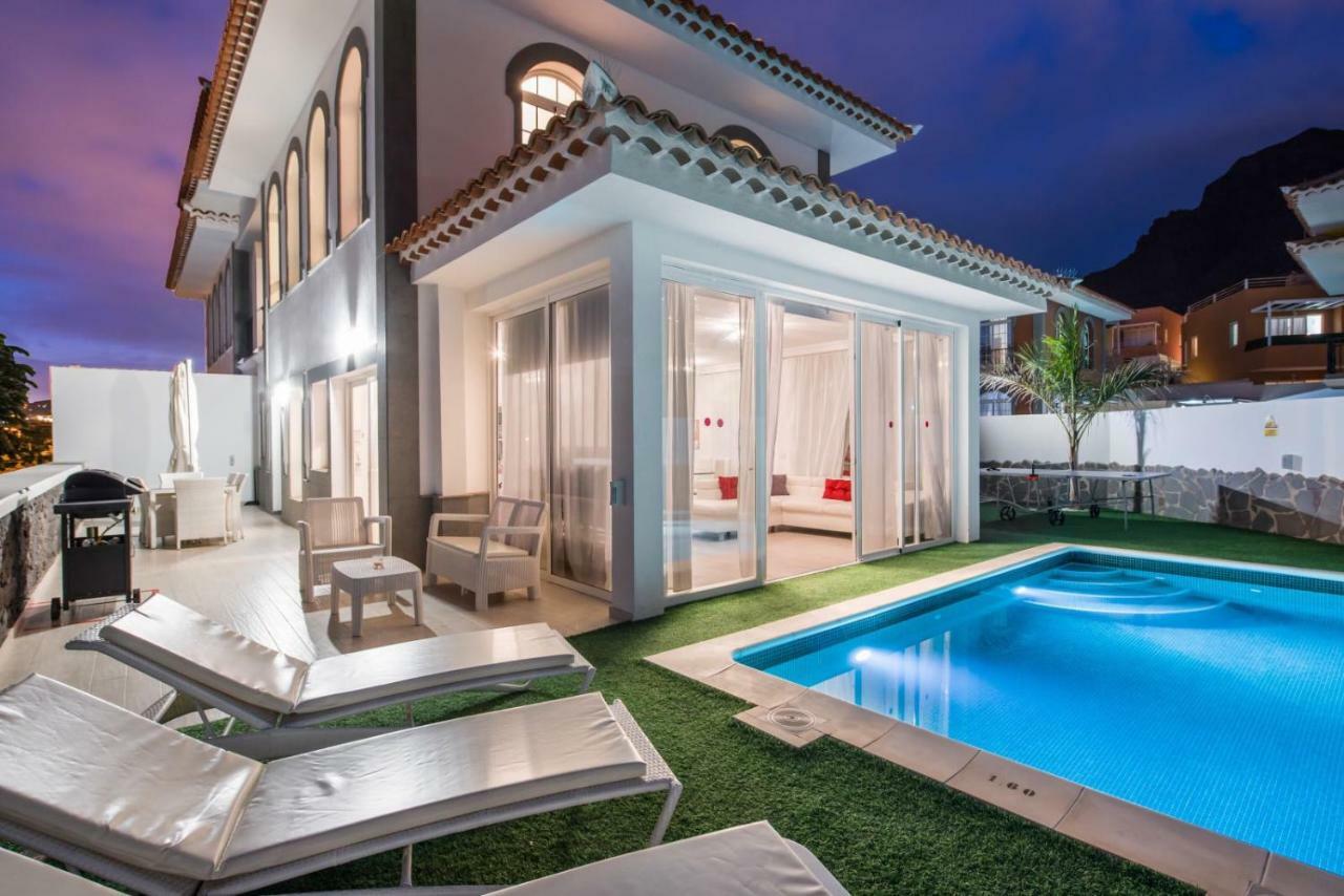 Luxury White Villa With Sea View, Heated Pool Costa Adeje  Εξωτερικό φωτογραφία