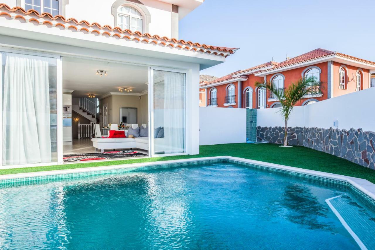 Luxury White Villa With Sea View, Heated Pool Costa Adeje  Εξωτερικό φωτογραφία