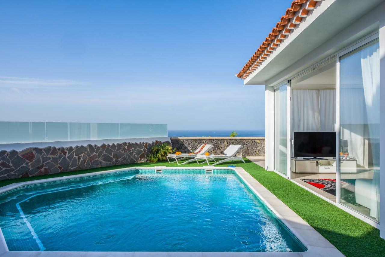 Luxury White Villa With Sea View, Heated Pool Costa Adeje  Εξωτερικό φωτογραφία